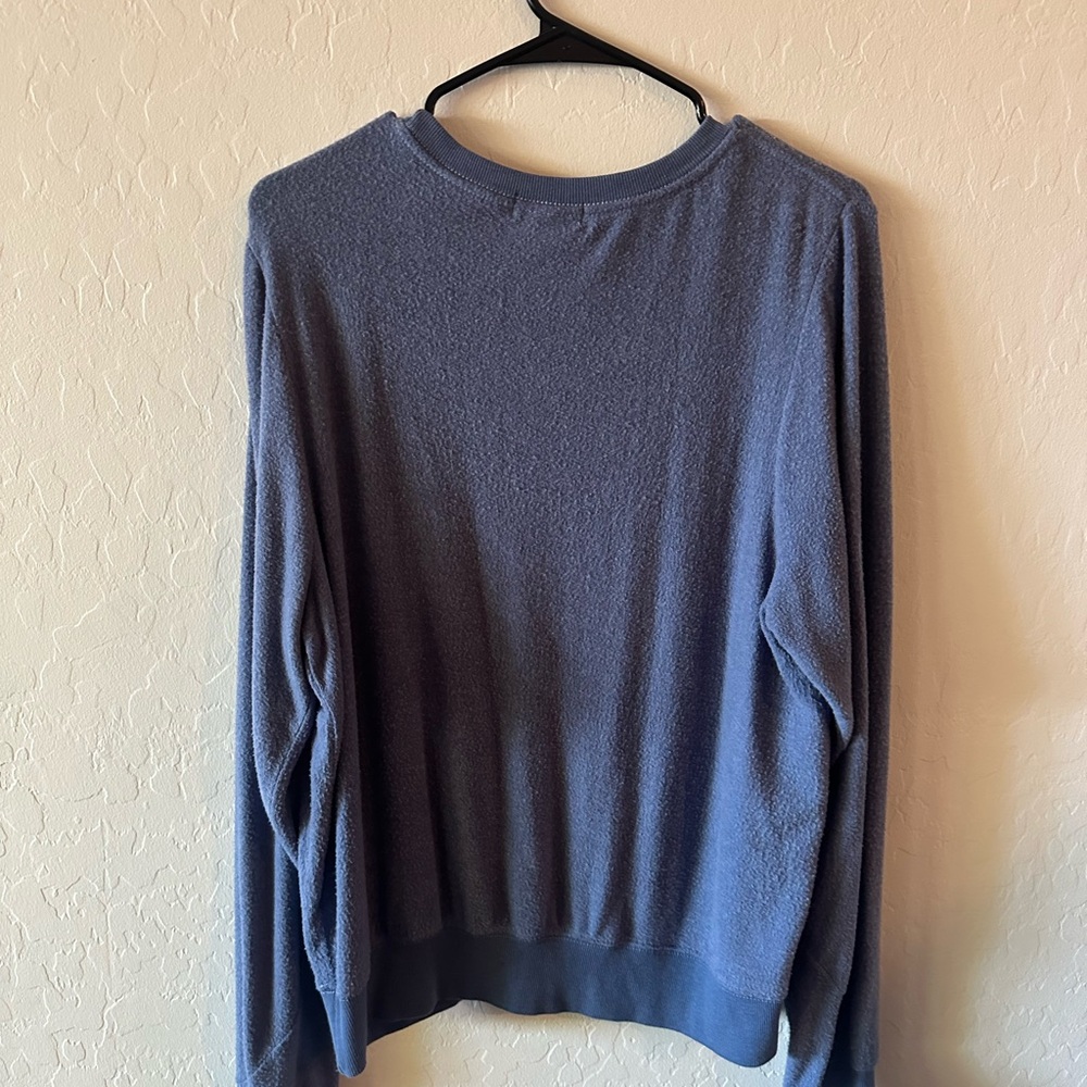 Wildfox Heathered Blue Pullover - Picture 2 of 3